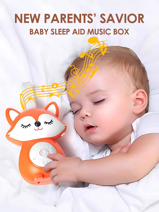 1pc Baby White Noise Soother Machine with 5 Soothing Sounds Music Timer for Newborn Toddler Sleep Aid Stroller Home Use